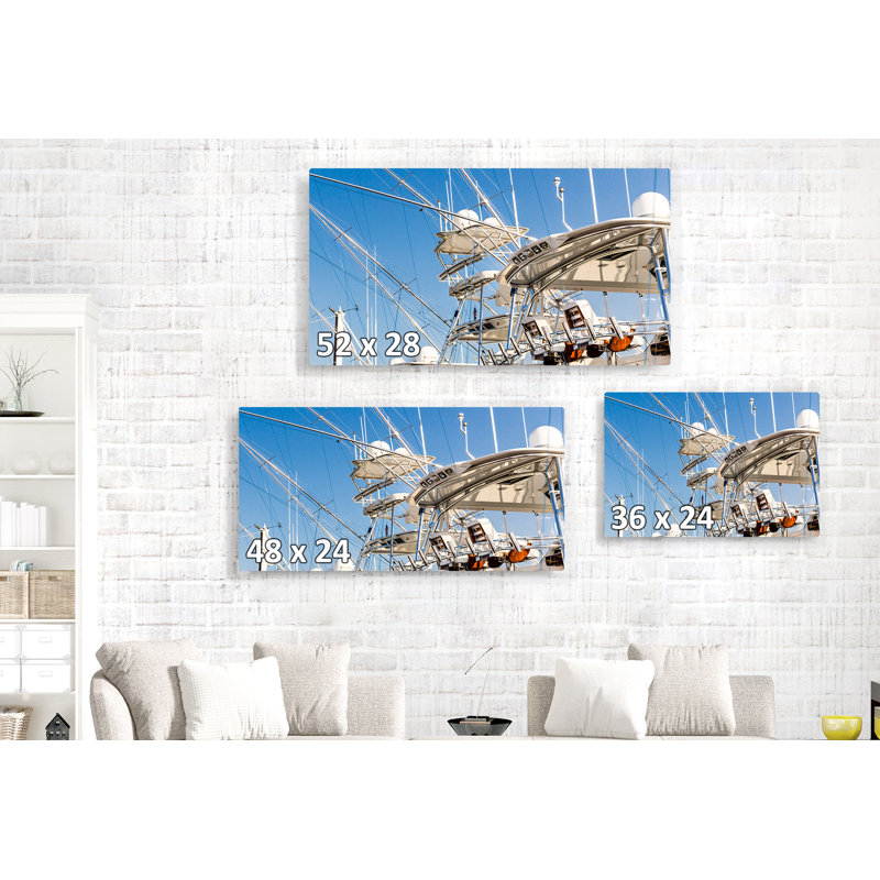 Klag " A Great Day For Fishing! ", 24" H x 36" W x 1.5" D