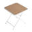 All-Weather 2 Warm Grey Modern Chairs And Multi-Functional Square Table - Pp Tabletop On Metal Legs (White, Khaki), Non-Slip Foot Pads, High-Grade Pp, , Breathable Mesh, Structure Shape-55956214