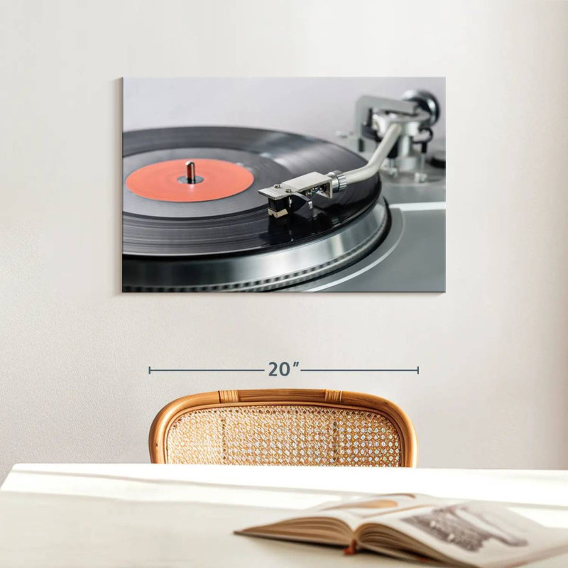 Abarca Vinyl Record Player, 30" H x 45" W