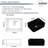 Bathroom Vessel Sink 16"x12" Rectangular Matte Black Modern Above Counter Vanity Sink