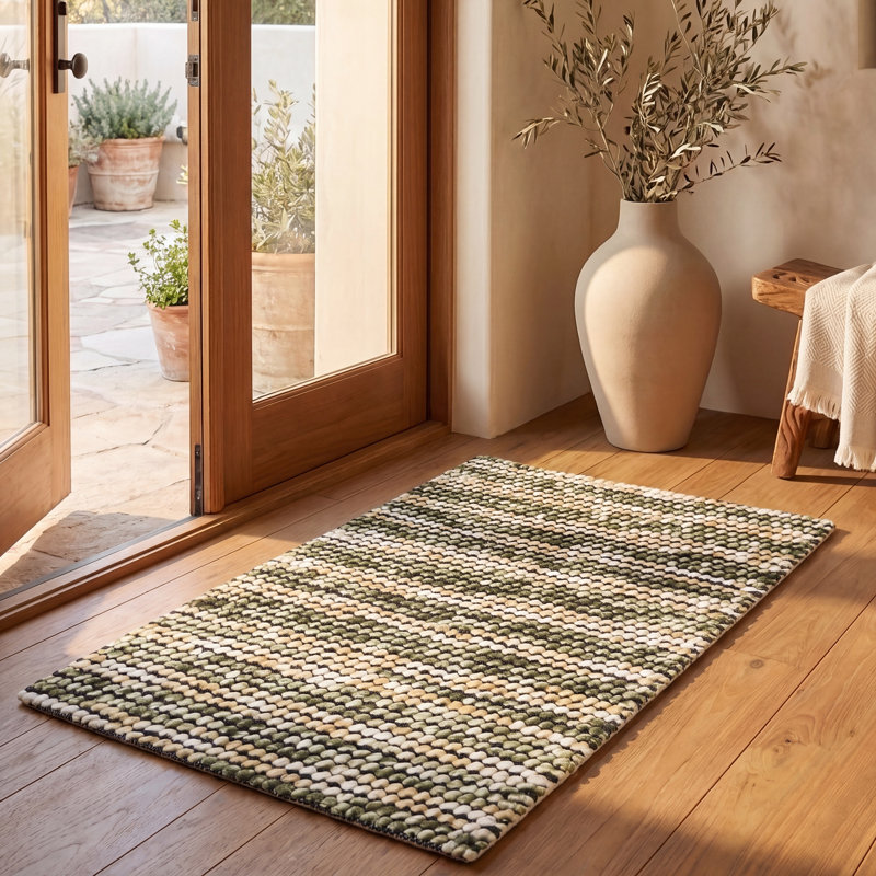Sullivan Polyester Abstract Indoor Rug, Rectangle 2' x 3'