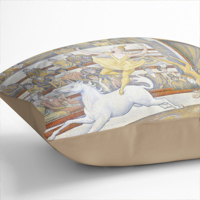 The Circus Scatter Cushion, 55cm H x 55cm W x 20cm D, Stone