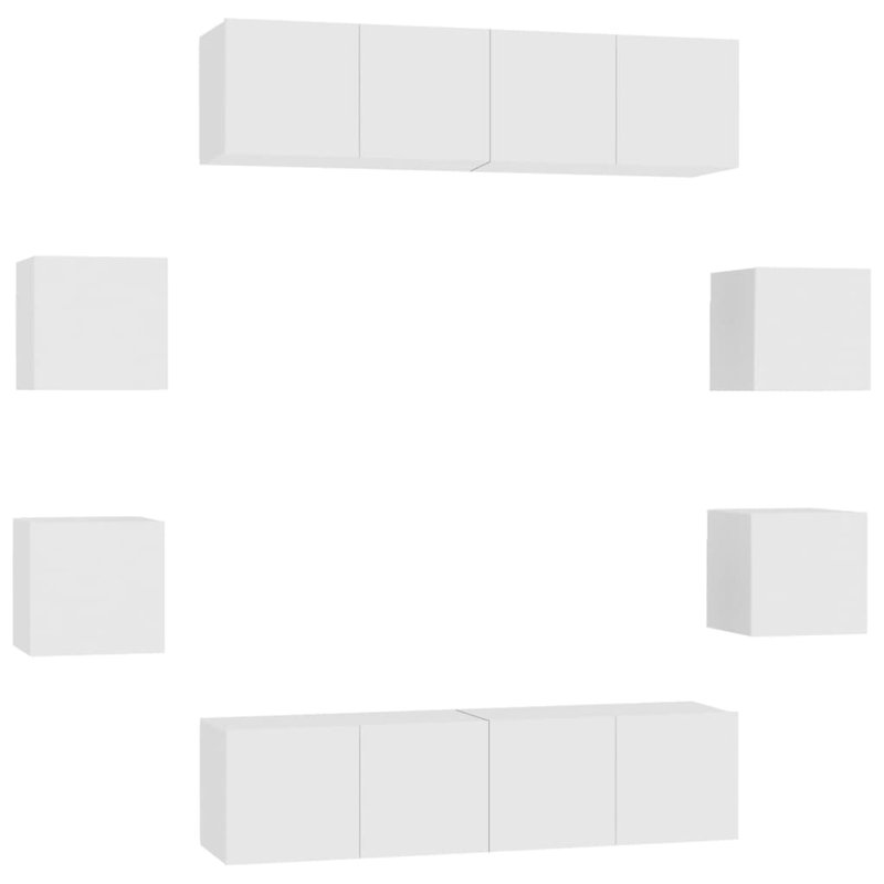 Aydriana Unfinished Floating Entertainment Centre for TVs up to 28", White