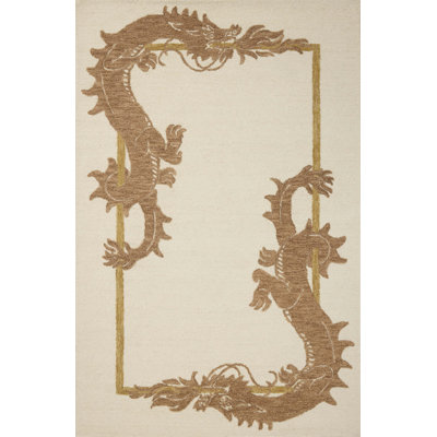 Tapis ivoire / épice Brigette Romanek Romi