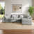 Velours gris velours est en rupture de stock