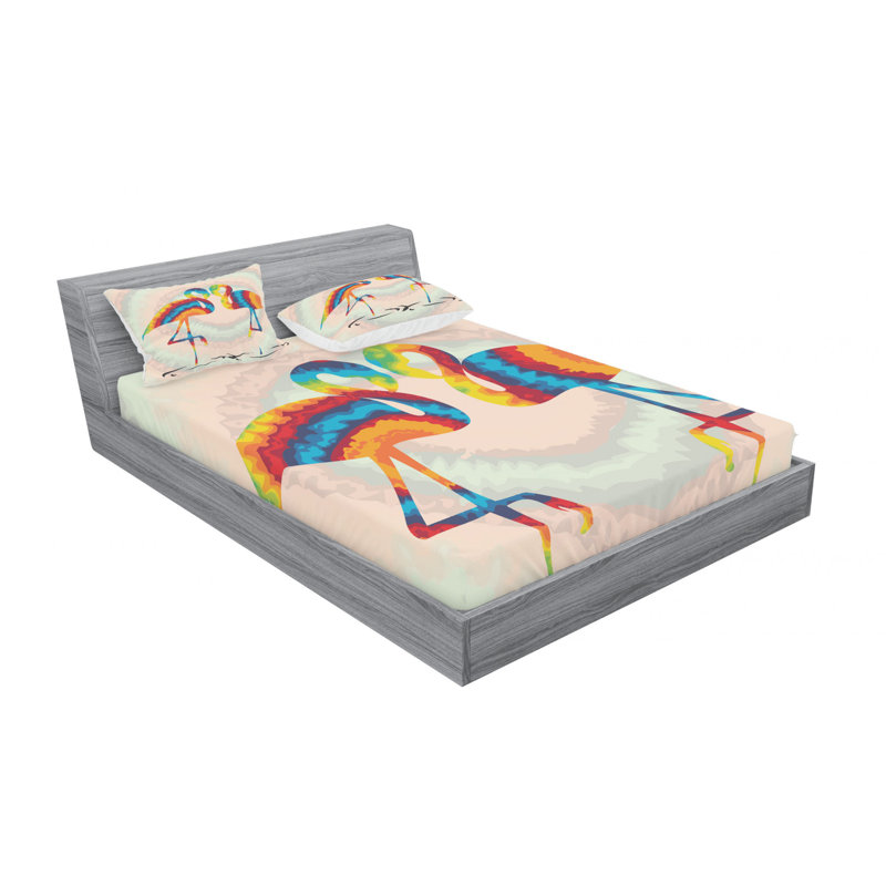 Microfiber Sheet Set, Queen Sheet Set with Fitted Sheet