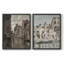 «Vintage Landscape XXII», impression giclée sur cadre - ensemble de 2-634345223-634345225