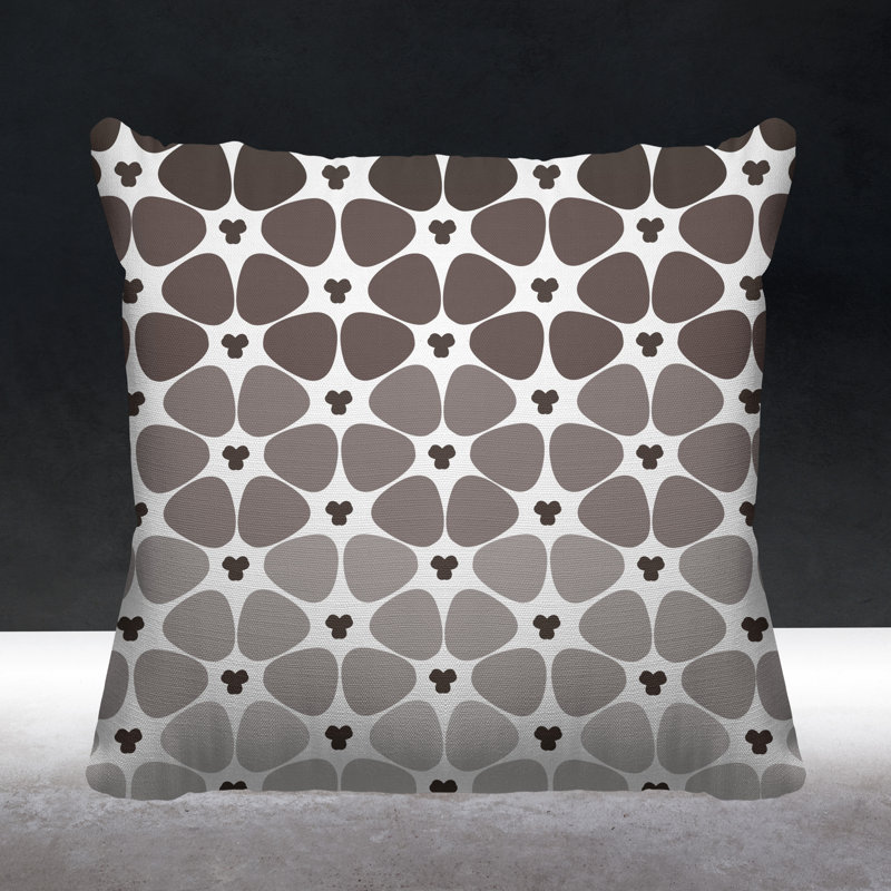 Housse et insert de coussin d'extérieur carré Shani, L 17 po x H 17 po, H 15 po x l 15 po