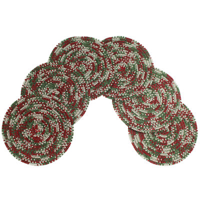 Ensemble de 6 napperons antidérapants Mary