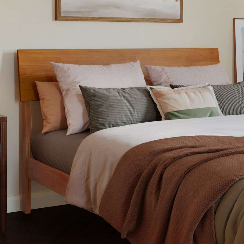  Bradford Wood Adjustable Panel Headboard, Full, Light Toffee