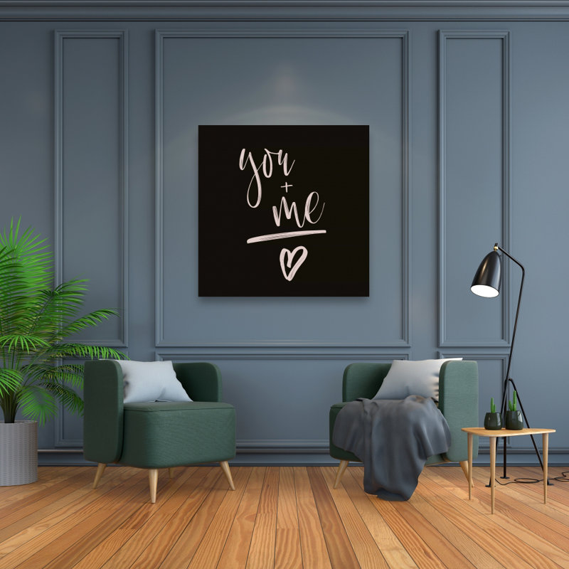 You + me - Toile de décoration contemporaine pour la maison