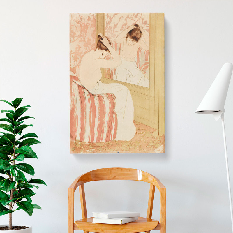 The Coiffure by Mary Cassatt - Wrapped Canvas Painting, 60cm H x 40cm W x 3cm D