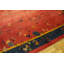 Hand Knotted Wool Area Rug in Pink