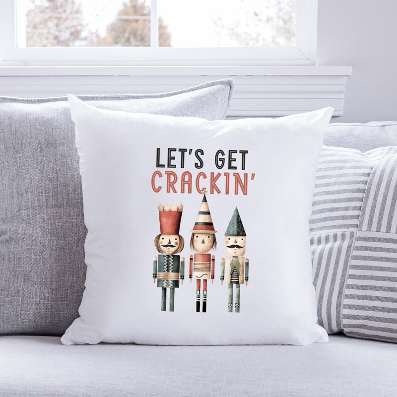 Coussin décoratif en polyester 04_CozyChristmas, 14 po x 14 po