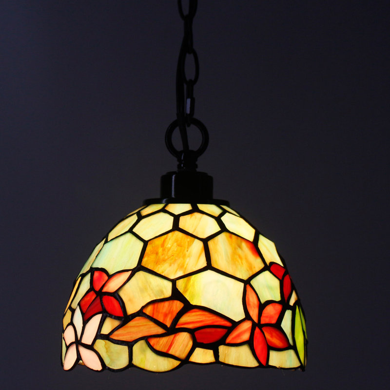 Adkisson 1 - Light Matte Black LED Dome Pendant, 6" H x 8" W x 8" D