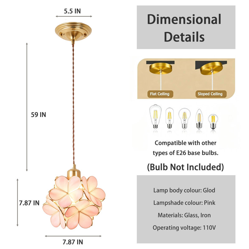 1 - Light Gold Pendant
