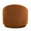 Fauteuil demi-tonneau pivotant rembourré Aunna-198877770