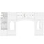 Lit mezzanine simple avec rangement pour fenêtre et escalier, blanc - fait de bois massif pour plus de durabilité-1840178442