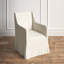 Fauteuil en lin 65,02 cm de large