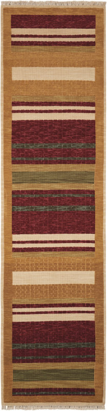 Bartsch Wool Striped Indoor Rug, Rectangle 8'10" x 11'10"