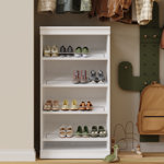 Modular Storage 21.38" W Shoe Shelf Unit with 4 Shelves