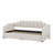 Extendable Upholstered Daybed With Two Storage Drawers And LED Light-924623035