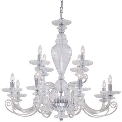 12 - Light Tiered Chandelier