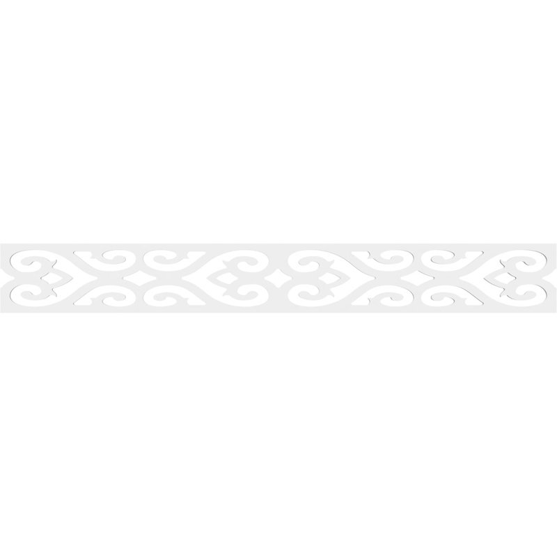 Henrietta Architectural Grade PVC Running Trim, 6" H x 48" W x 0.63" D