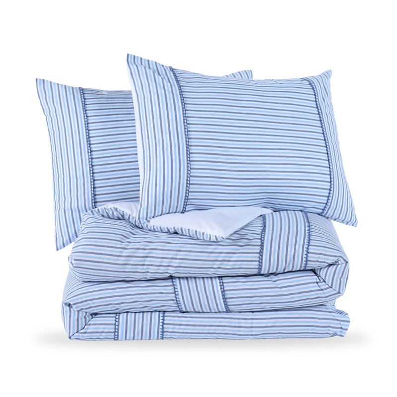 Southern Tide Amelia Full/Queen Blue/White Comforter Set, Queen Comforters + 1 Standard Pillow Sham