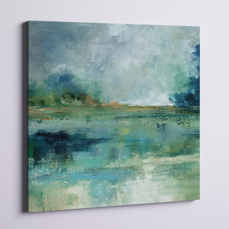 " Emerald Isle ", 40" H x 40" W x 1.5" D
