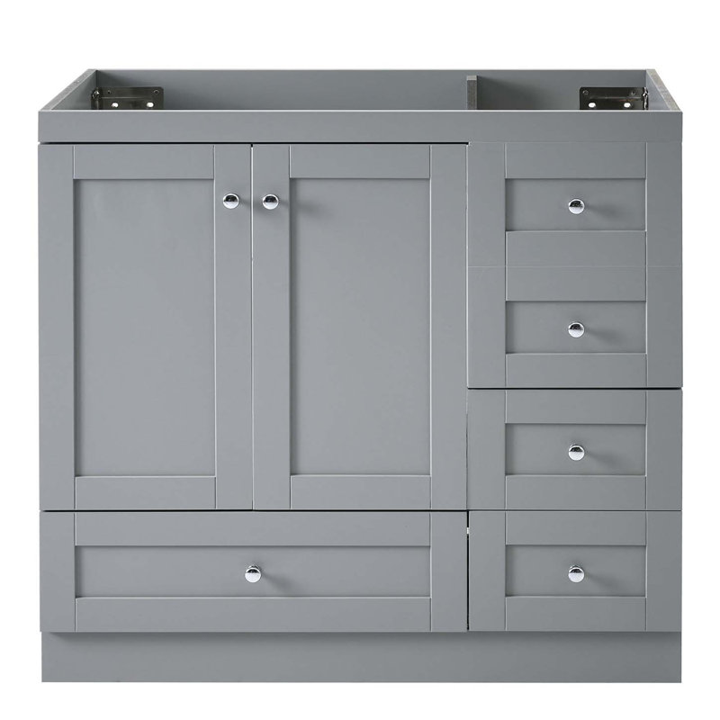 Meuble-lavabo moderne en bois avec tiroir, armoire de salle de bain en bois