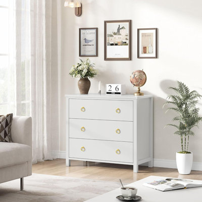 80 cm W Chest of 3 Drawers