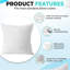 Insert de coussin décoratif - Paquet de 2 taies décoratives