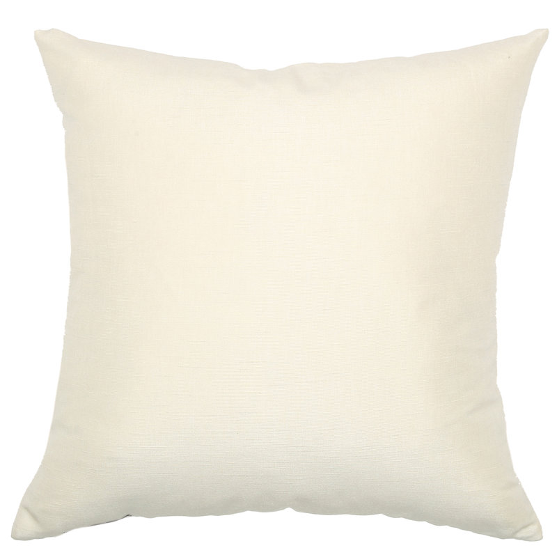 Feather Reversible Throw Pillow, Ivory