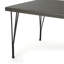 Charmante table de salle à manger d'extérieur rectangulaire pour des rassemblements inoubliables
