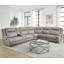 Canapé modulaire inclinable rembourré 6 pièces Brana