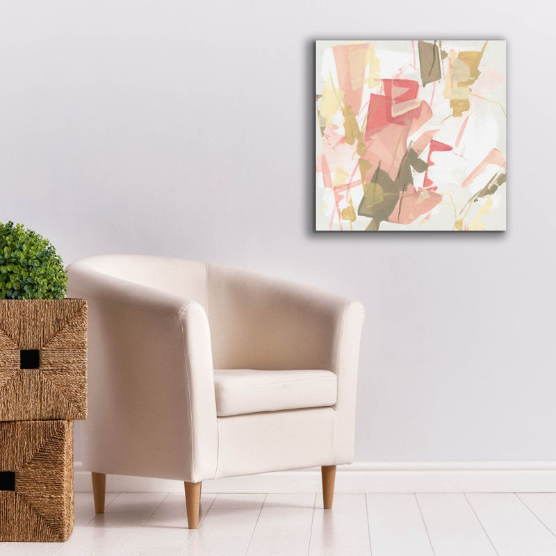 Toile épique Graffiti «Sand & Quartz 2» par June Erica Vess, 26 po x 26 po, H 26 po x l 26 po