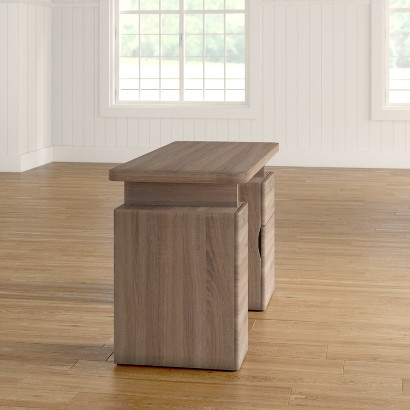 Bureau d'écriture Cuuba, Chêne scié brut