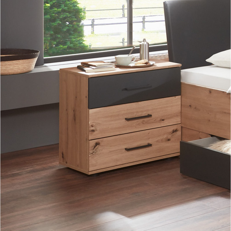 Loftis 52 cm W Bedside Table