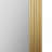 Rounded Rectangle Fluted Wall Mirror