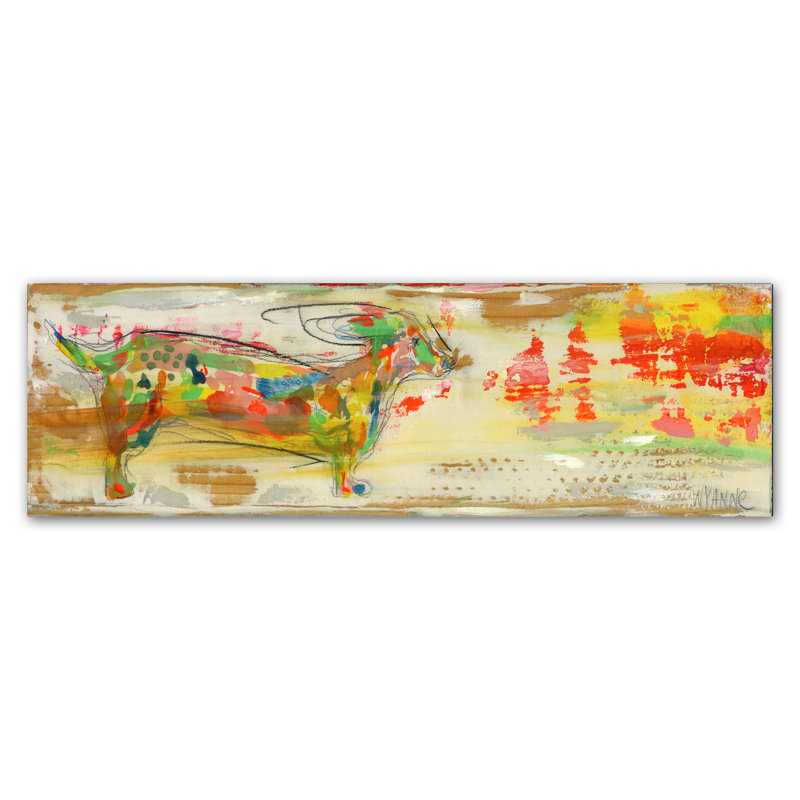«Berkley Windstorm Doxie» par Wyanne, reproduction sur toile, H 16 po x l 47 po