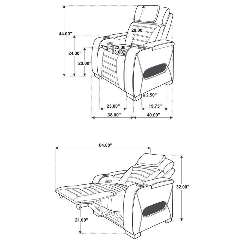 Fauteuil inclinable Zuma