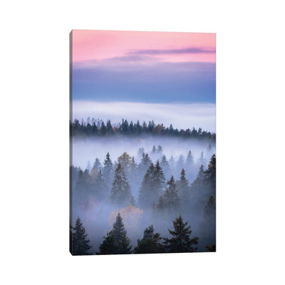 Layers 1 Piece Wrapped Canvas Wall Art