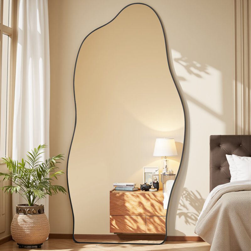 Miroir pleine grandeur Dreamy Cloud, 76 po x 36 po, Noir