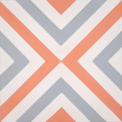 Mazagan 8" x 8" Cement Patterned Wall & Floor Tile