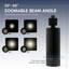 Luxrite 2,5 po Éclairage sur rail à DEL Zoomable, 5CCT, CRI90, 15 W, 1050LM, à intensité variable, inclinaison 358 ° + 90 ° et faisceau 20 ° -50 °, éclairage sur rail H, ETL, paquet de 8 noir-132700129