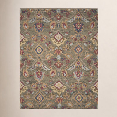 Tansy Wool Floral Indoor Rug