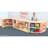 4 Compartment Manufactured Wood Shelving Unit