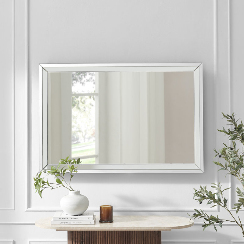 Almine Glass Rectangle Mirror, 120 cm H x 80 cm W