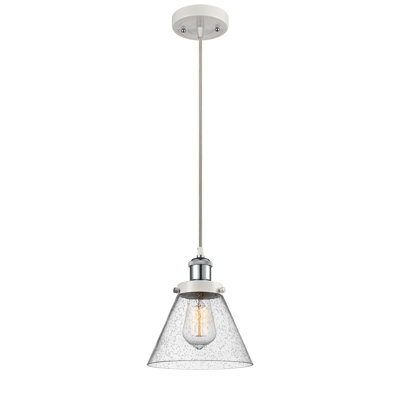 Luminaire suspendu conique à 1 lumière Pearla